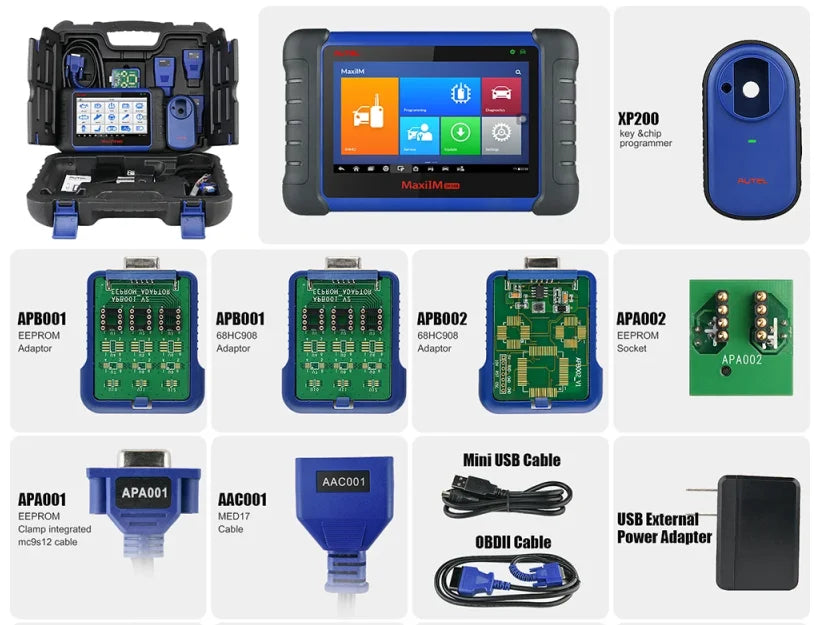 Autel MaxiIM IM508S Car Key Fob Programmer IMMO Tool Auto Key Programming Tool Key Learning Full System Diagnostic Scanner Tool