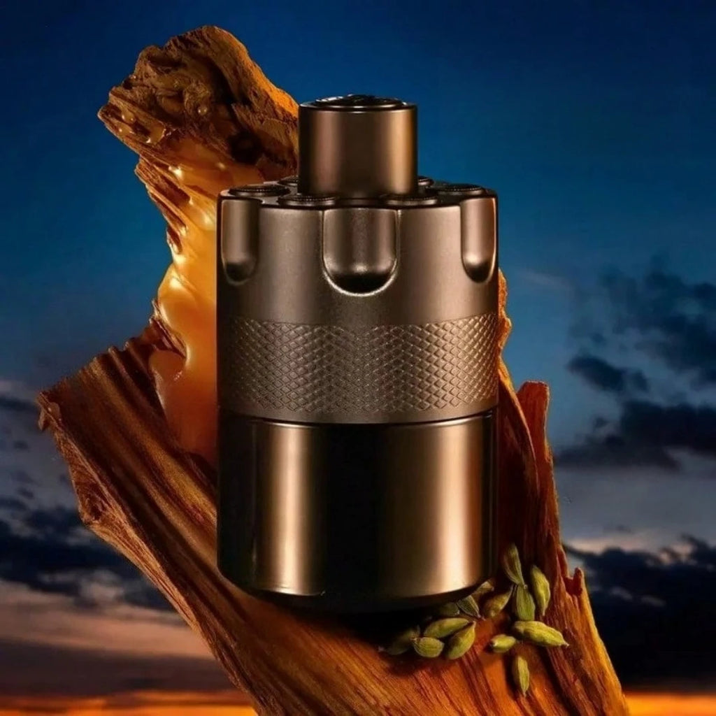 Woody and spicy fragrance—a long-lasting cologne suitable for daily use—top notes blend lemon, Nigerian ginger, refreshing mint, and lavender—elegant 100ml bottle | Notes of lemon, ginger, mint, and lavender.