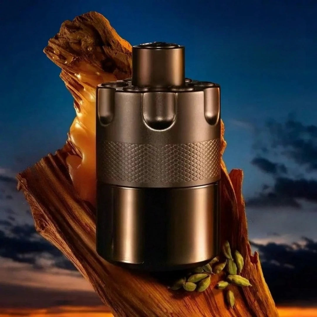Woody and spicy fragrance—a long-lasting cologne suitable for daily use—top notes blend lemon, Nigerian ginger, refreshing mint, and lavender—elegant 100ml bottle | Notes of lemon, ginger, mint, and lavender.