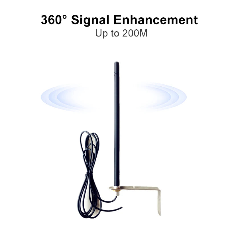 Universal Outdoor Waterproof 433mhz 868mhz Antenna For Garage Door Remote Control Ultra Long Range Extender 7dbi
