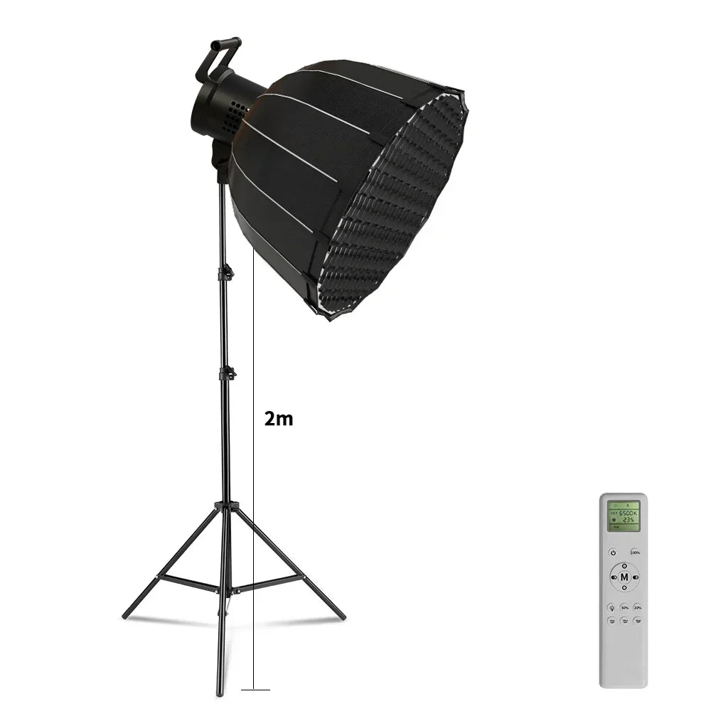 115/135W Photography Bowens Lighting LED 220V Video Studio Daylight-Balanced Lamp Portrait Flash Studio 3000-6000K 3 Colors