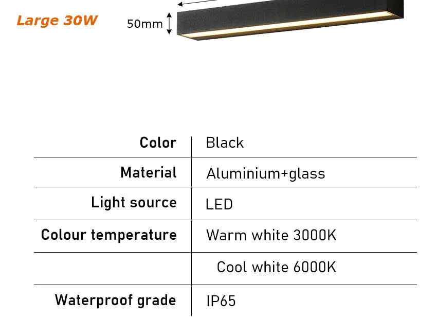 Outdoor Wall Light External Sconce Lamps House Decor Lighting Fixture for Balcony Porch Yard Garden Gate Waterproof IP65