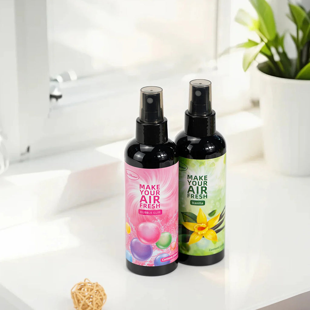 150ml/5.07oz, 9 Scents Fragrance Spray, Home/Car/Clothes/Bathroom Air Freshener, Durable Fragrance, Odor Removal, Fresh Air
