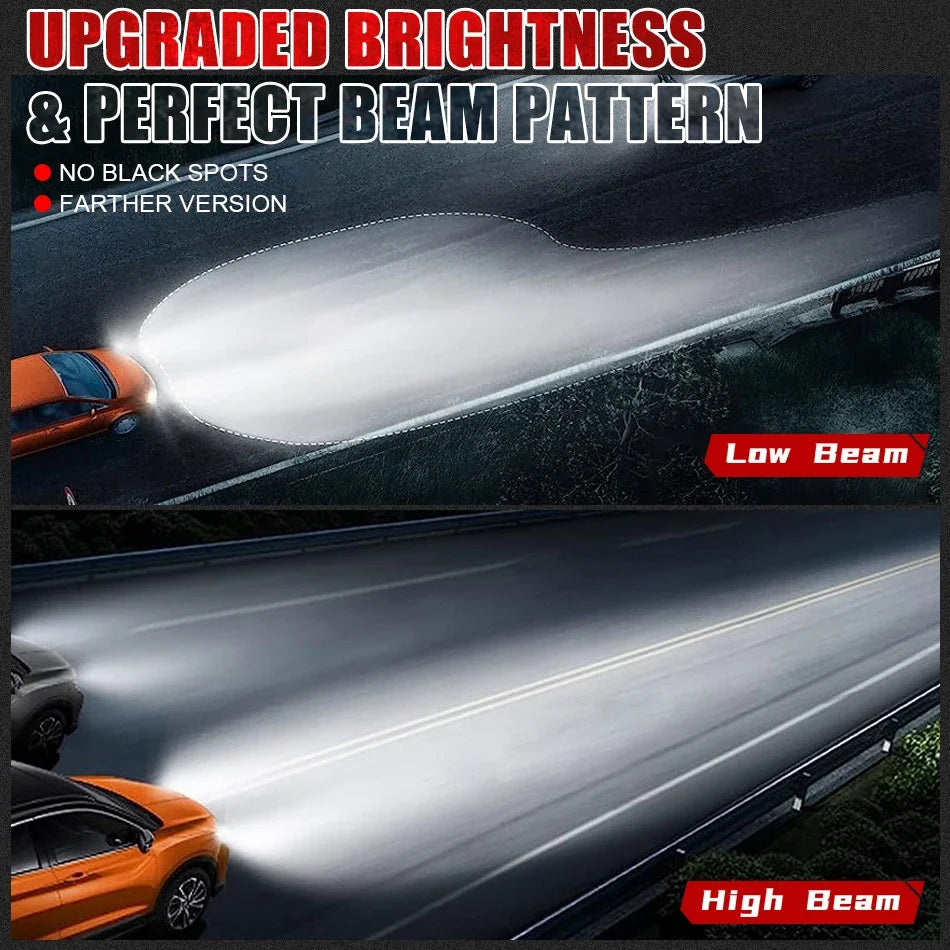 2PCS Bi LED Projector 3 Inches Headlights Fog lights Lenses  40000LM 120W Diode Headlamp For Hella LED Lights Projector