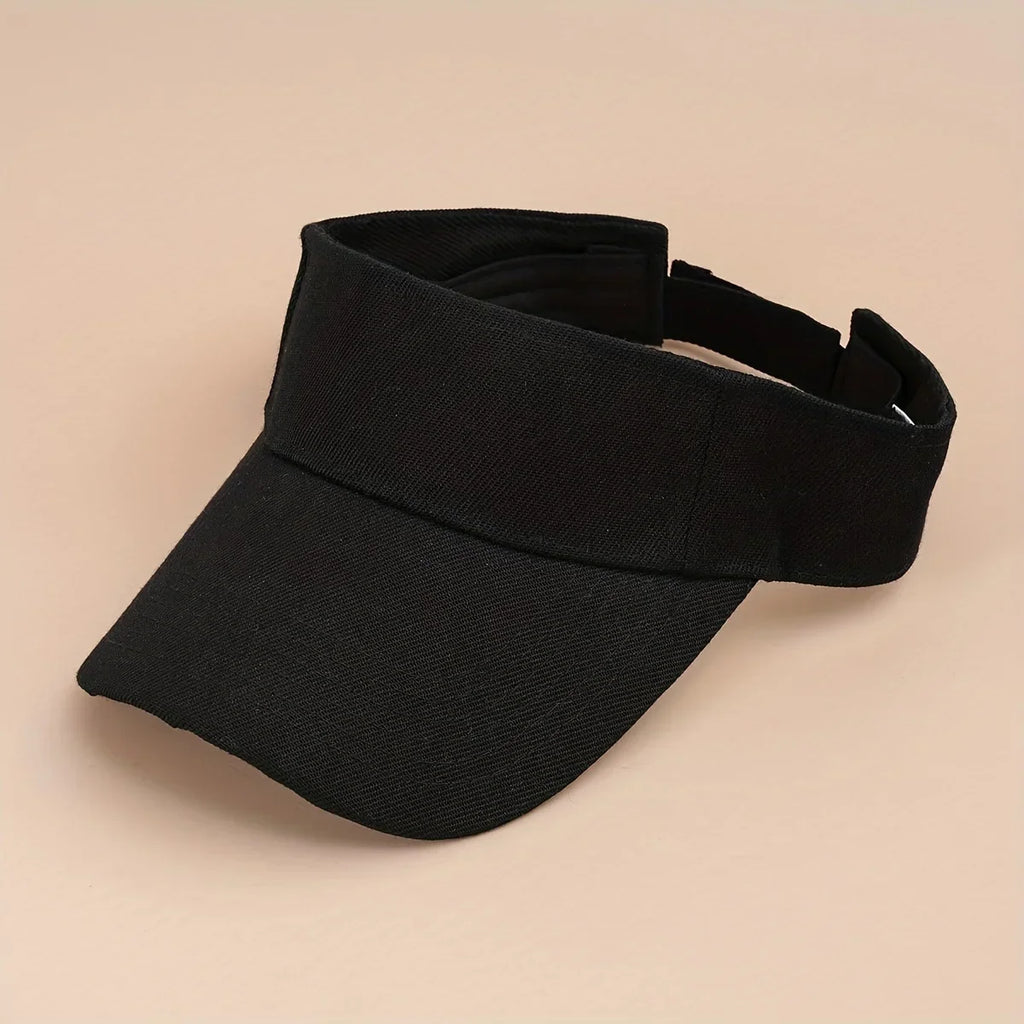 new solid color hollow top hat adjustable duck tongue hat sun hat summer men women suitable for sports riding daily out running