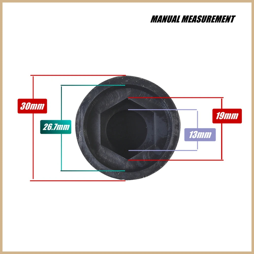 TEVERUN Universal Motor Shaft Nut Cap for FIGHTER Q MINI 11 11+ SUPREME ULTRA 7260R BLADE GT II TETRA Electric Scooter Nut Cover