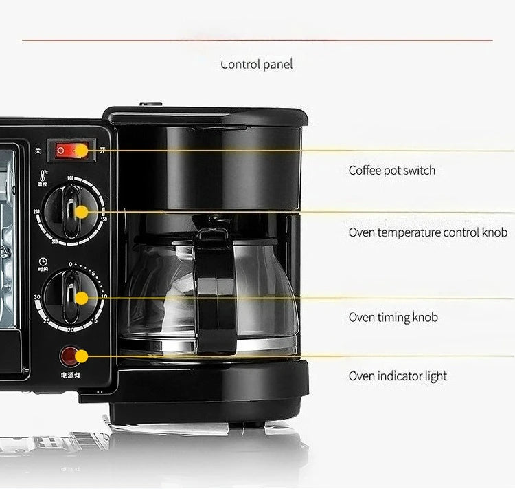 220V/110V Breakfast Machine Multifunctional Household Bread Maker Fully Automatic