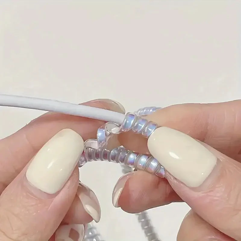 Universal Cable Winders and Cable Ties with Charging Cable Protectors Suitable for All Mobile Phones High Quality and Practical