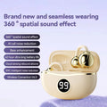 OWS Wireless Headphones Fone Bluetooth Headset With Mic Handsfree Noise Canceling Earphones Clip Ear Music Sports Gaming Earplug