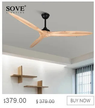 SOVE Modern Led Ceiling Fan Kitchen Living Room Dining Room Household High Air Volume Remote Control Pendant Light