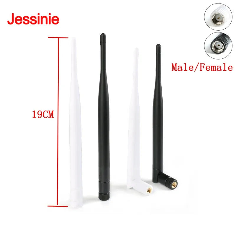 2.4GHz 6dBi Omni WIFI Antenna 2.4G Aerial RP-SMA Bluetooth-compatible Male Female Wireless Router Connector IEEE WLAN/WiMAX/MIMO