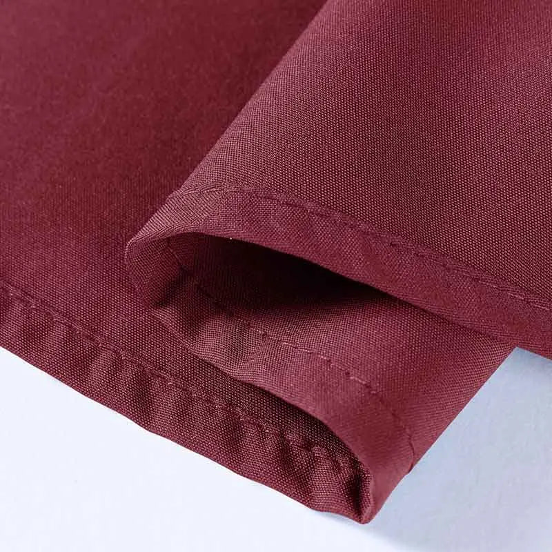 Men's Business Casual Long Sleeve Shirt Solid Color Wrinkle Resistant Comfortable All-Season Versatile Solid Color Top
