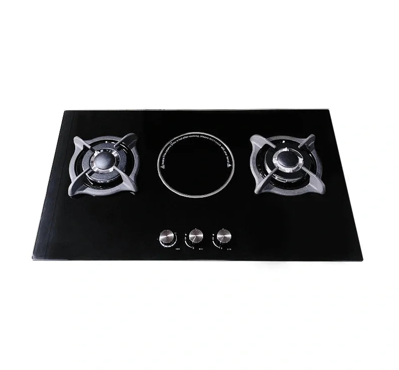 3 Burner Built in Table Top Happy Home China Smart Gas Stoves for Kitchen Household