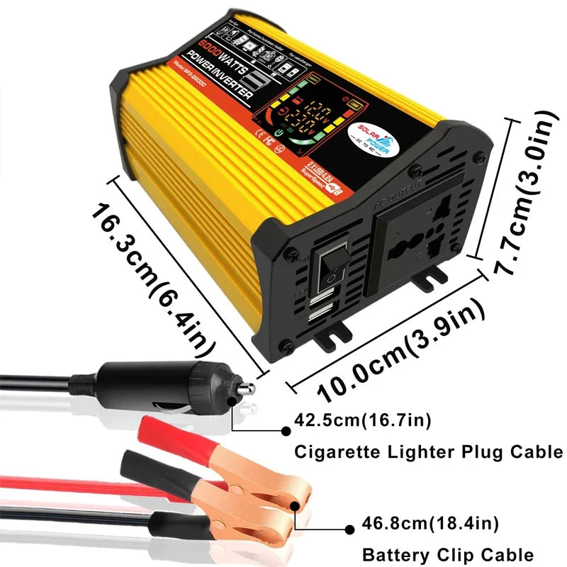 12V to 110V/220V Solar Power System 25W Solar Panel 30A Charge Controller 4000W Modified Sine Wave Inverter Power Generation Kit