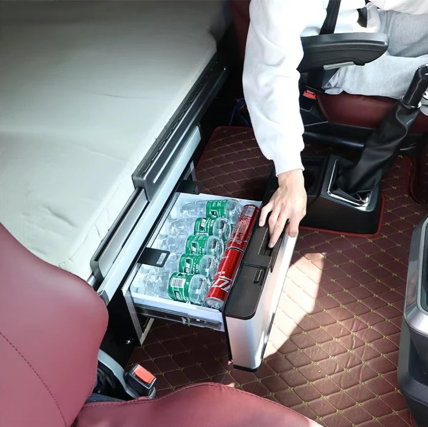 12V 24V New Design Portable Outdoor Using 23L Drawer Car Refrigerator Fridge for Caravan