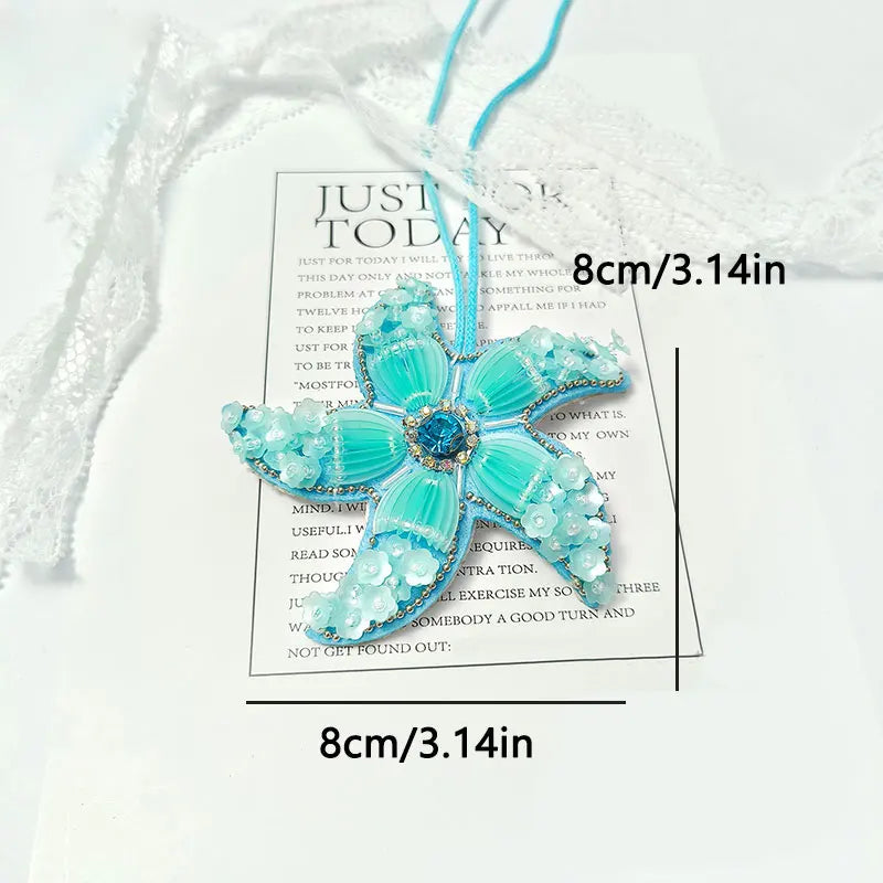 3D Handmade Rhinestone Beads Bag Charm, Crystal Lanyard Patches Keychains, Hanging Rope Patches, Backpack Pendants Decor