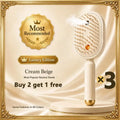 2026 capillaire 3-en-1 Hair Straightening Brush – No Heat Spray, Red Light Therapy, Scalp Massage, Smooth, Wireless, Lightweight