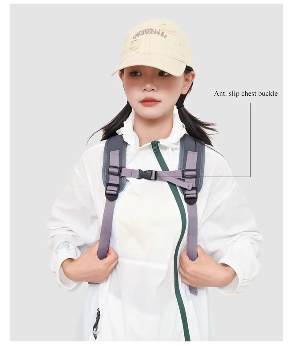 Fashion Commuter Backpack Female Waterproof Nylon Daypack Women Large Capacity School Bag for Girls Lightweight Travel Knapsack