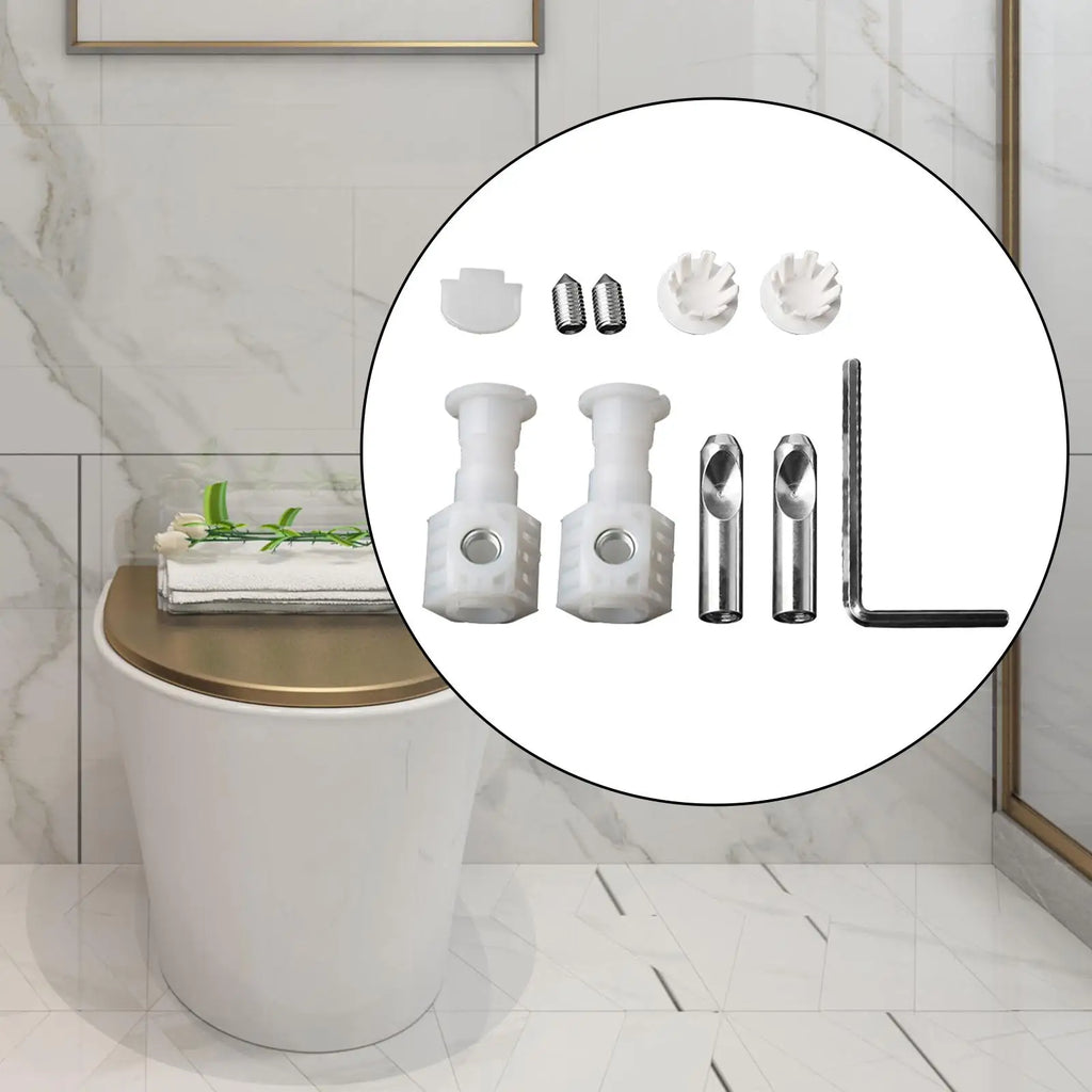 Wall Mounted Toilet Bowls Fixing Kits Repair Screws Toilet Bowl Accessory Fixtures Fixing Bolts Fittings for Bathroom