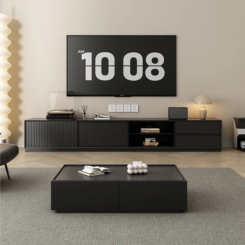 Modern Minimalist Tv Stand Aesthetic Premium Drawers Storage Tv Stand Luxury Glamour Mueble De Sala Modernos Home Furniture