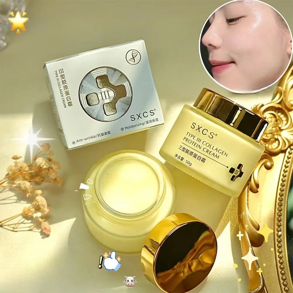 50g Collagen Anti Wrinkle Firming Face Cream Deep Hydration Fade Fine Lines Lifting Anti Aging Whitening Korean Skin Care Cream