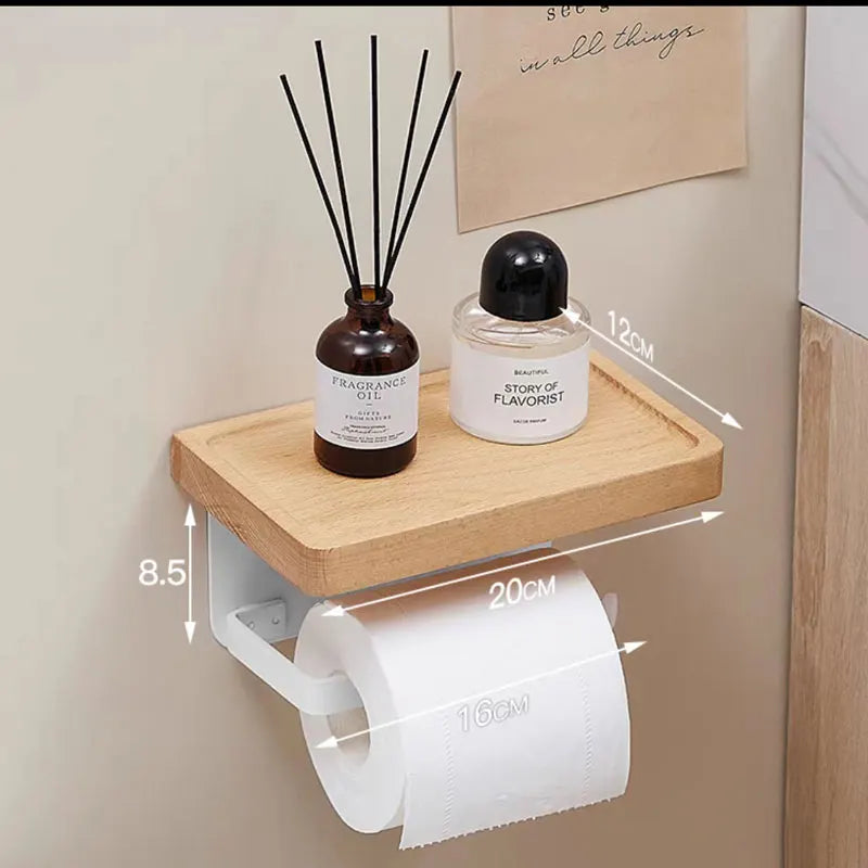Toilet Tissue Roll Holders Wall Mount with Self  Screw for Small Items,Tissue Holder for Bathroom Kitchen Bedroom