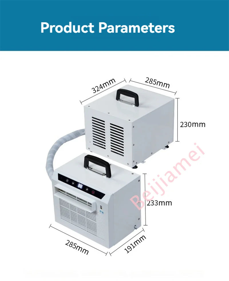 Air Conditioner Mini Mobile Split Portable Air Conditioner Caravan Camping Air Conditioner 3000BTU/H With Remote Control