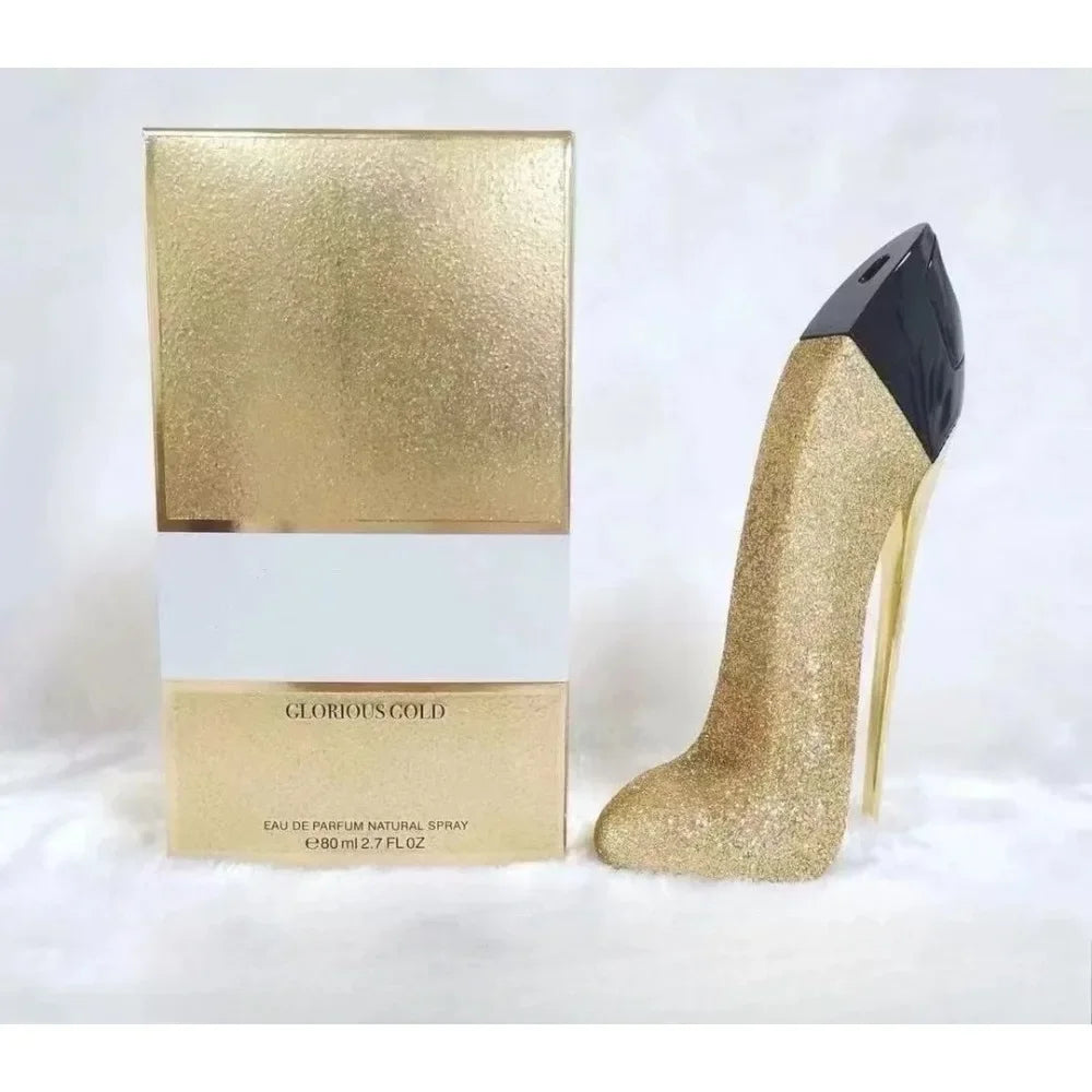 80ml High Heel Shaped Perfume for Women, Long Lasting Sweet Floral Fragrance Spray, Luxury Gift Box
