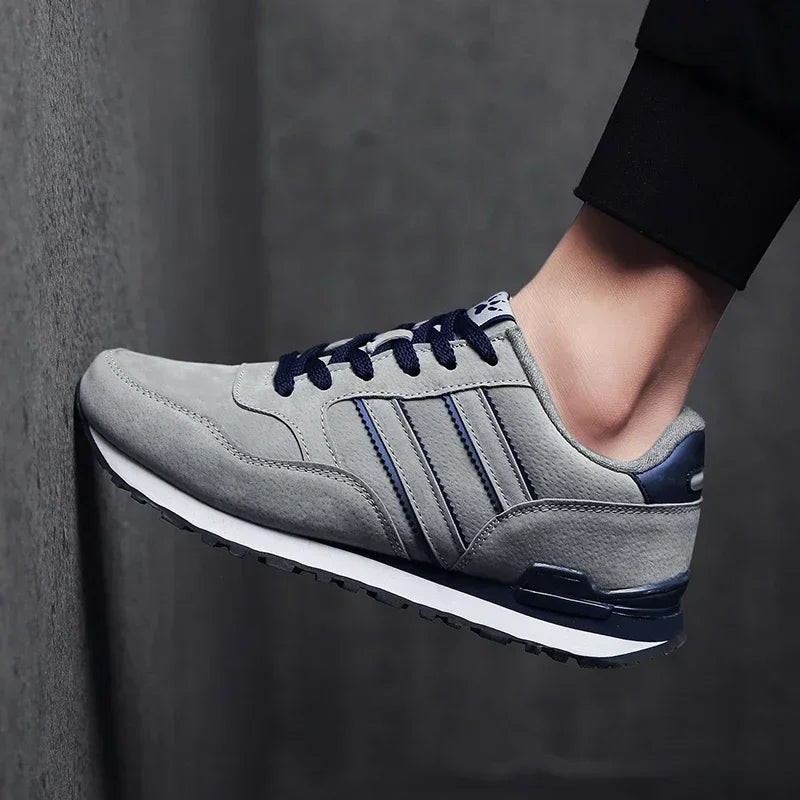 High Quality Men's Sneakers Leather Casual Shoes Autumn 2022 New Breathable Men Shoes Tenis Male Flat Shoe Zapatillas Hombre