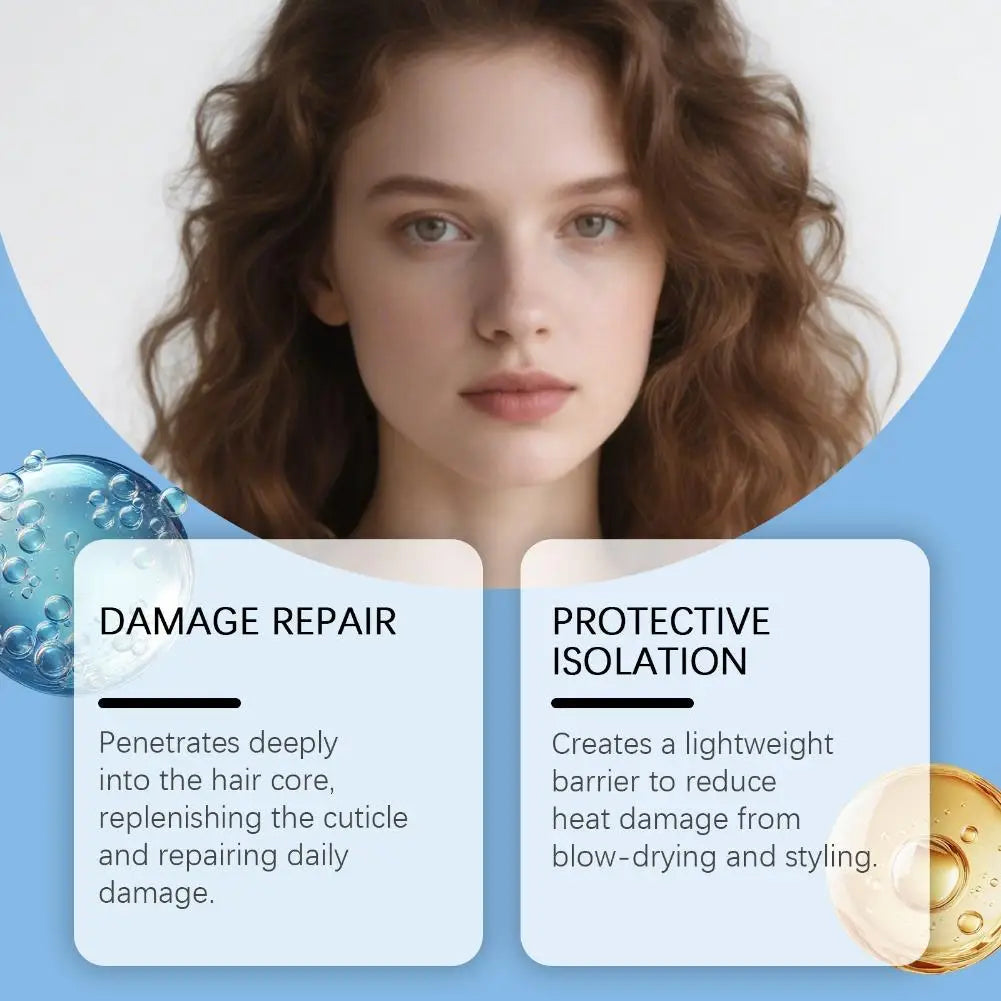 30ML Copper Peptide Hair Care Serum,For All Scalp Types Hair Strengthening Volumizing Nourishing Thicker Fuller Hair Essence