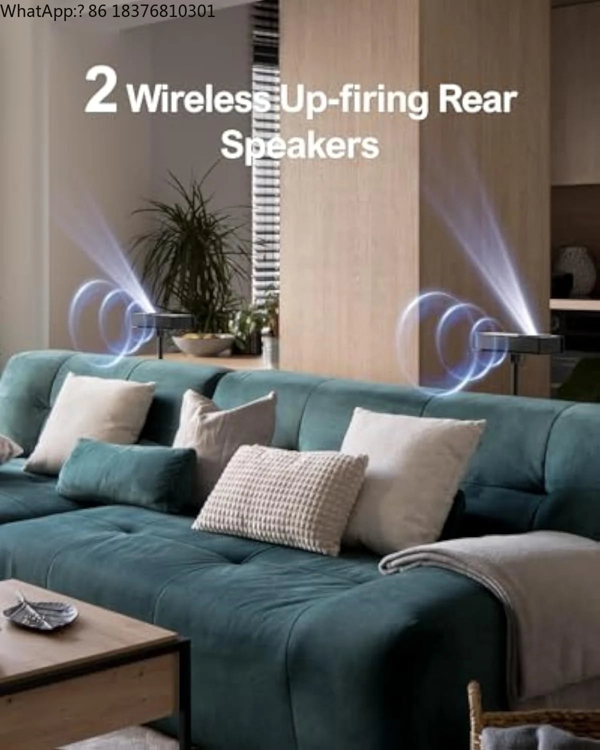 ULTIMEA 7.1.4 Dolby Atmos Soundbar System | 740W Power, 8" Wireless Subwoofer, 360° Spatial Audio for TV.