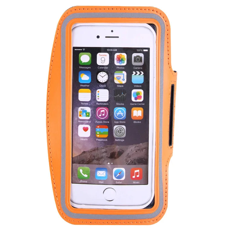 5 Inch Mobile Phone Armband Outdoor Sports Smartphone Holder Gym Running Phone Bag Arm Band Cases for Samsung for IPhone Holder