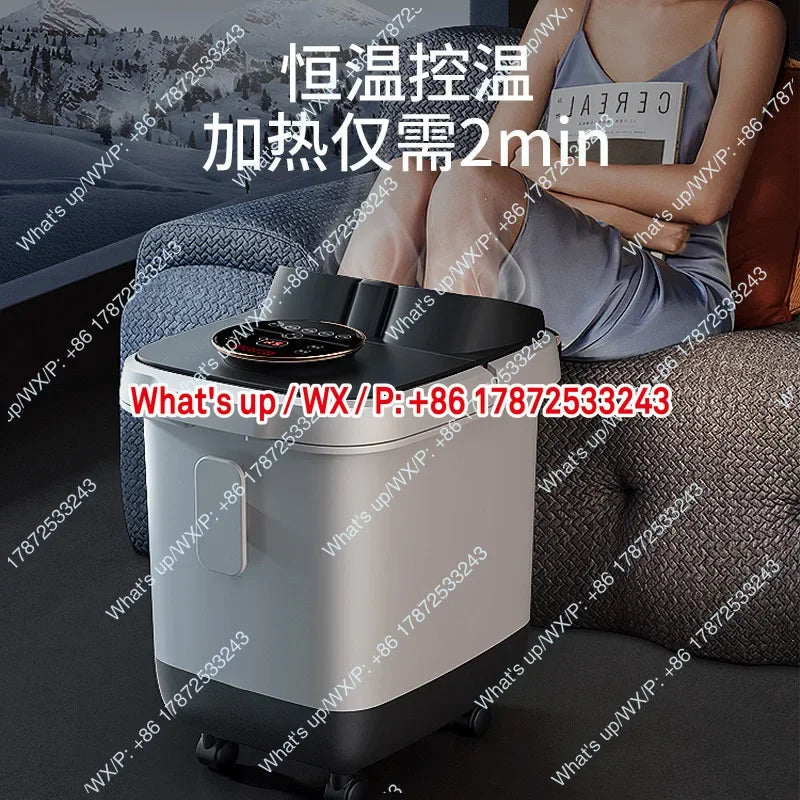 Electric foot bath tub, foot soaking tub, constant temperature heating, household automatic  washing tub,  bath device