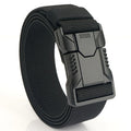 1Pcs Men's Canvas Belt - Sporty Style, Quick Release Plastic Buckle, Casual Training and Jeans Accessories