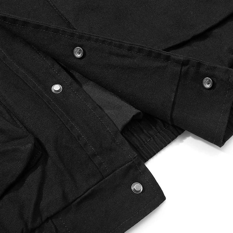 Men Jacket Cotton Coats Autumn Oversize 6XL 7XL 8XL Plus Size Motorcycle Button Camping Street Casual Busines Workwear Softshell