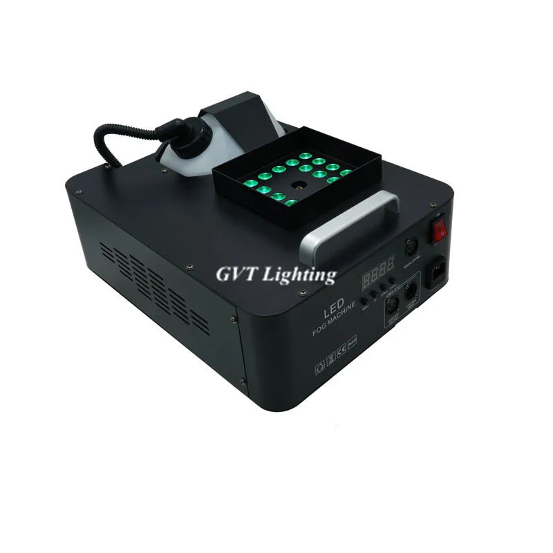 New Arrival 1500W DMX LED Fog Machine Pyro Vertical Smoke Machine 24x9W Professional Fogger For Stage Equipment