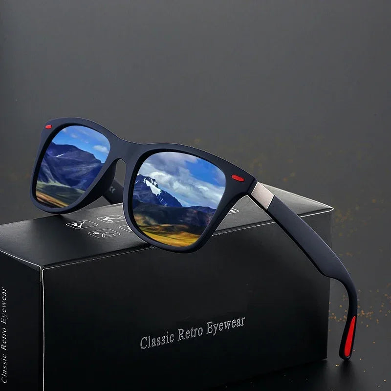 Retro Sun Glasses Men Fashion Sports Driver's Sun Glasses Anti-reflective WOMEN Vintage Glasses