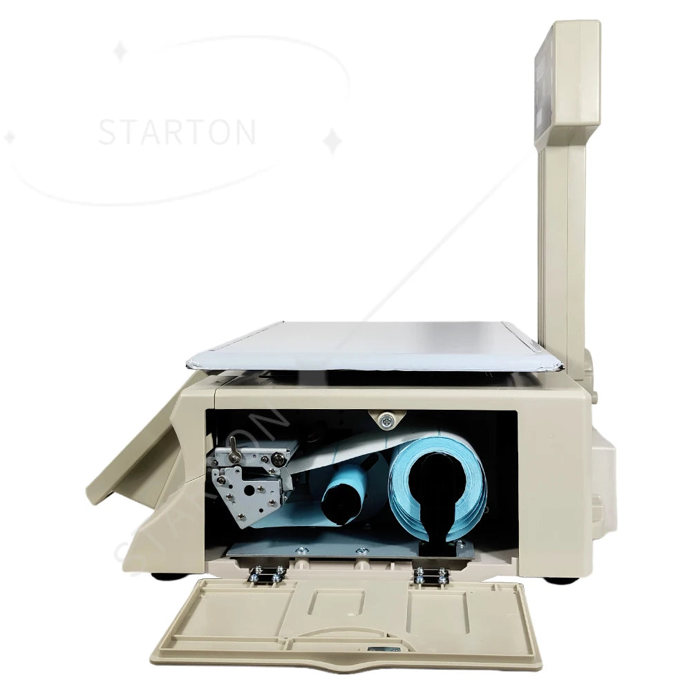 30KG LCD Barcode Label Printing Scales Retail Shop Cash Register Price Computing Scale  Electronic