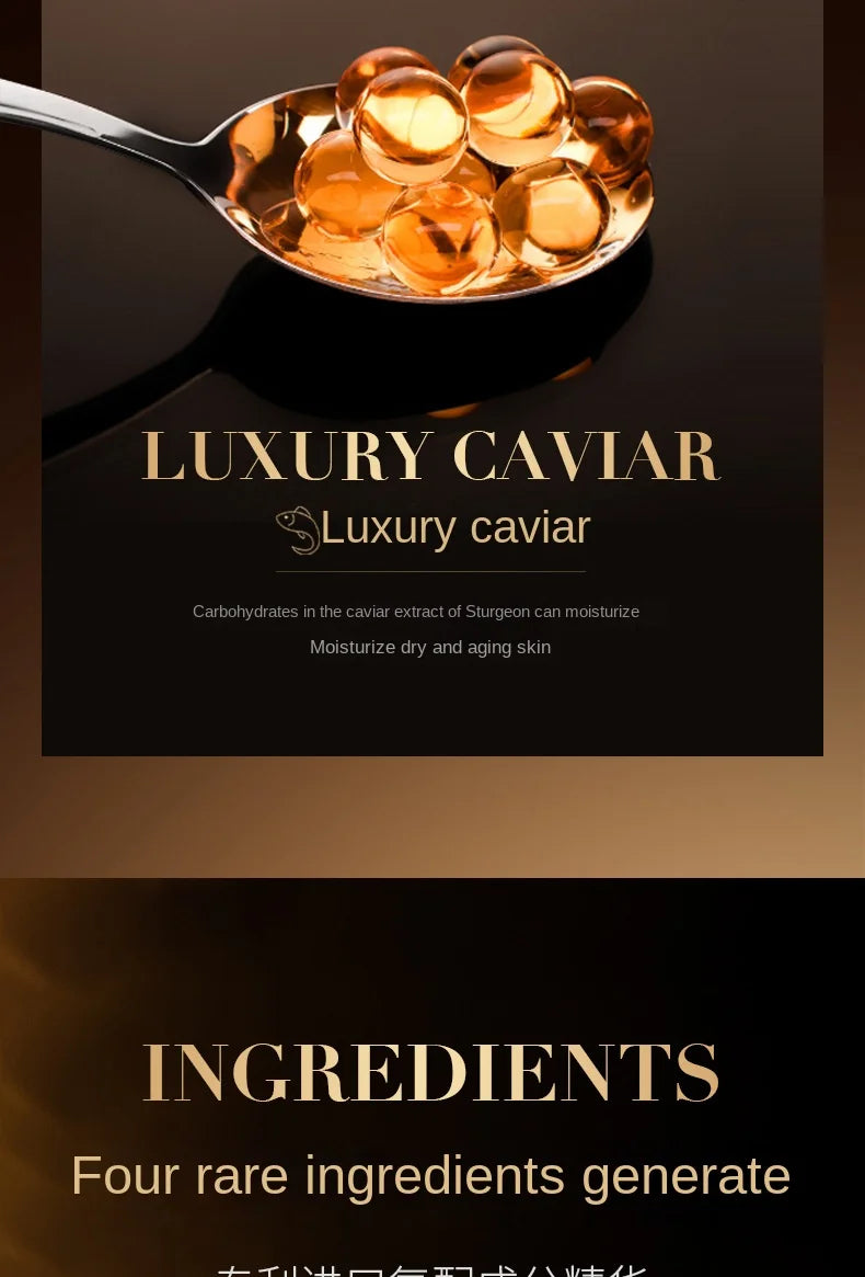 Caviar Wrinkle Anti-Aging Fade Fine Lines Face Whitening Bright Skin Beauty Health Care Retinol Lifting Firming Cream New