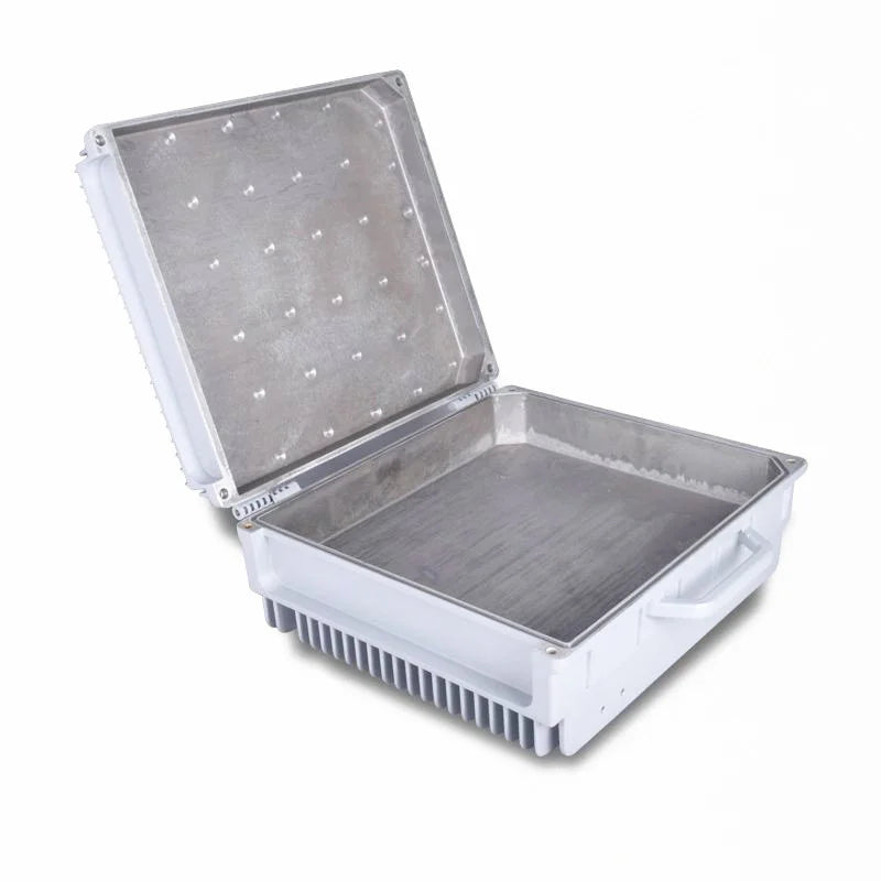 430*424*175 MM Telecom 4G 5G Base Station ip67 waterproof extruded amplifier outdoor heat dissipation aluminum project Box