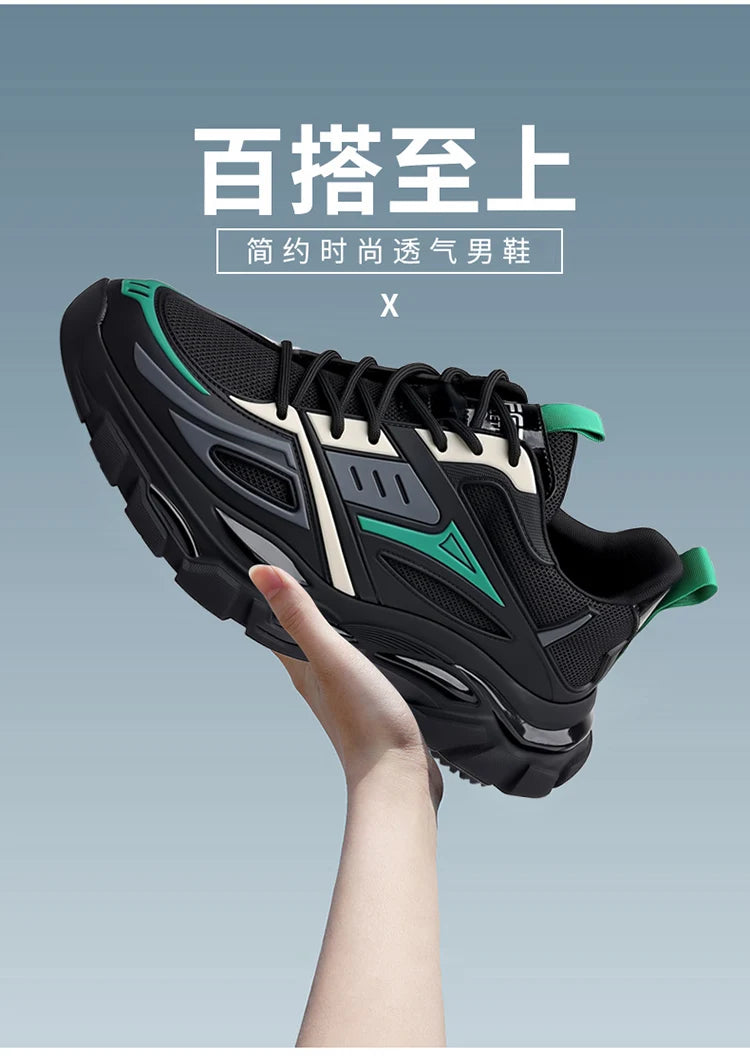 Luxury Designer Men's Sneakers Casual Platform Fashion Blade Loafers Running Shoes Male Tenis