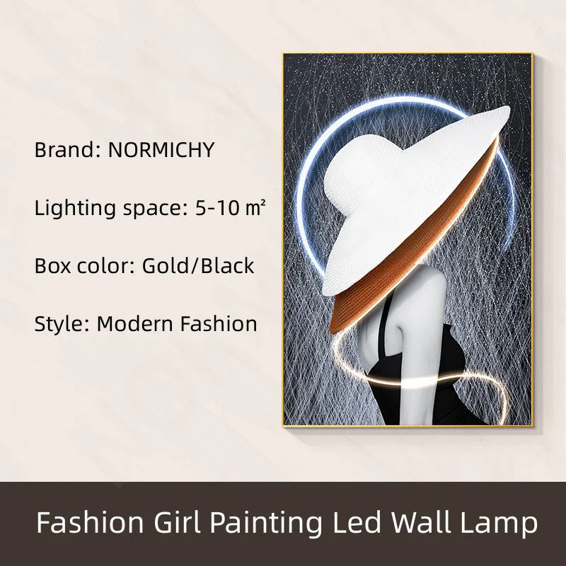 Modern Wall Lamp Fixture Luxury Art Decoration Beauty Led Lamp Living Room Dining Room Dining Room Bedroom Hanging Painting