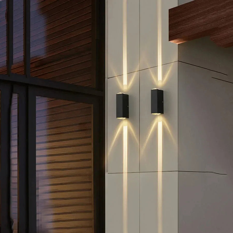 LED Indoor Outdoor Wall Lamps Villa Courtyard Pillar Spotlight Stair Lighting Boundary Home Illumination