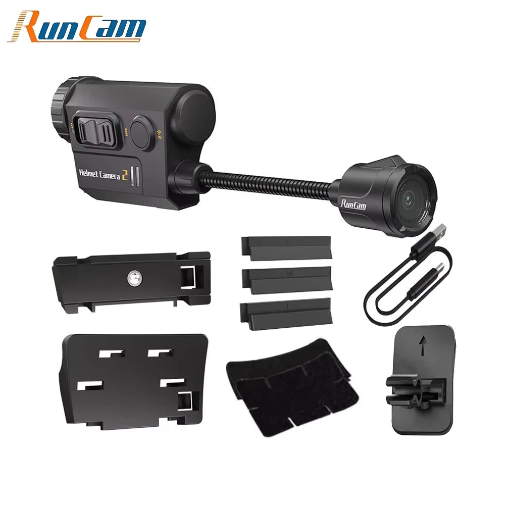 RunCam HELMETCAM Helmet Camera 2 Night Recording Camera APP Review Sport Camera