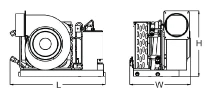Venttech High Efficiency Marine air Conditioner air Water Cooler air Conditioners
