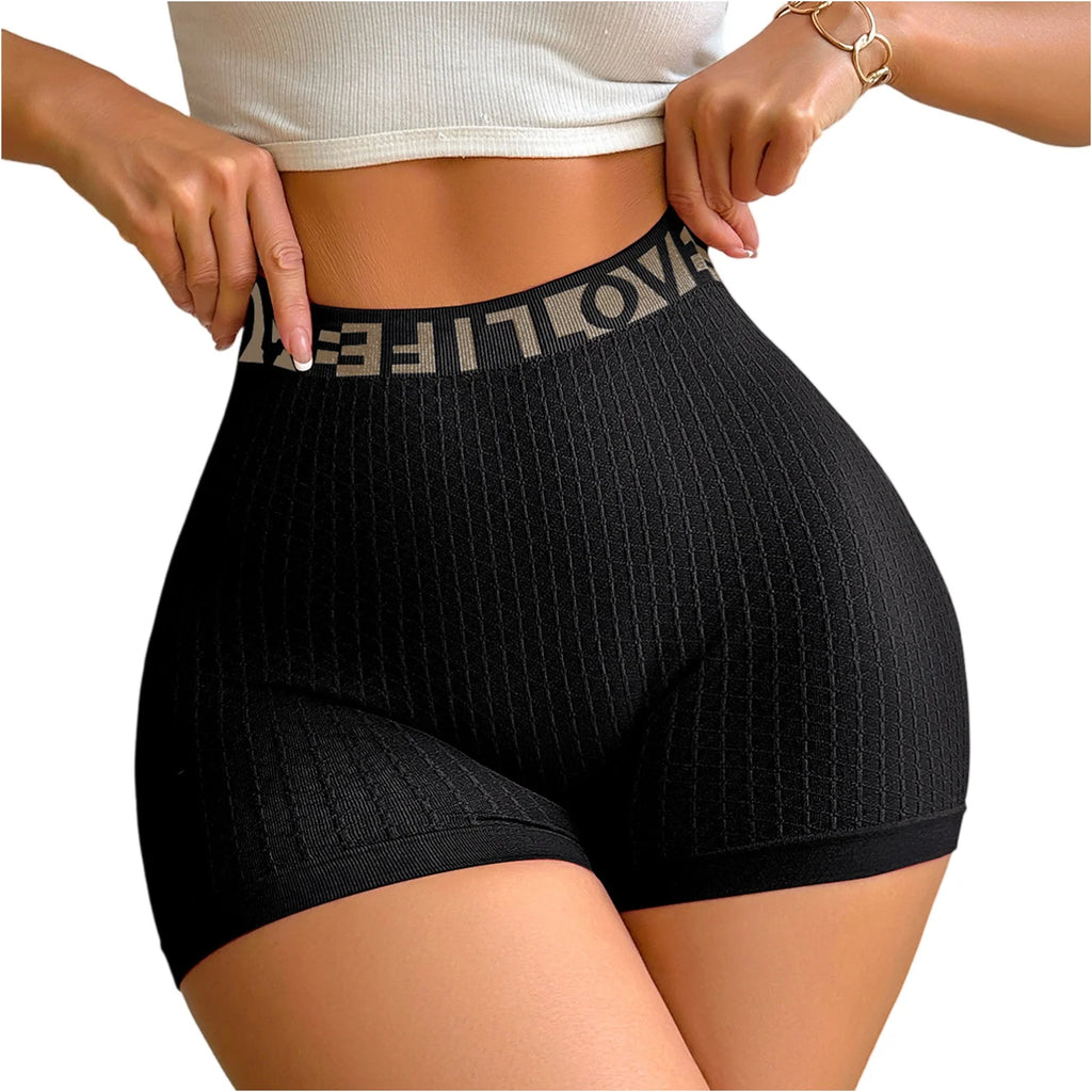 Women's High Waisted Sports Shorts, Safety Shorts, Casual Women's Underwear, Sexy Butt-lifting Boxer Shorts, Cozy Boyshorts