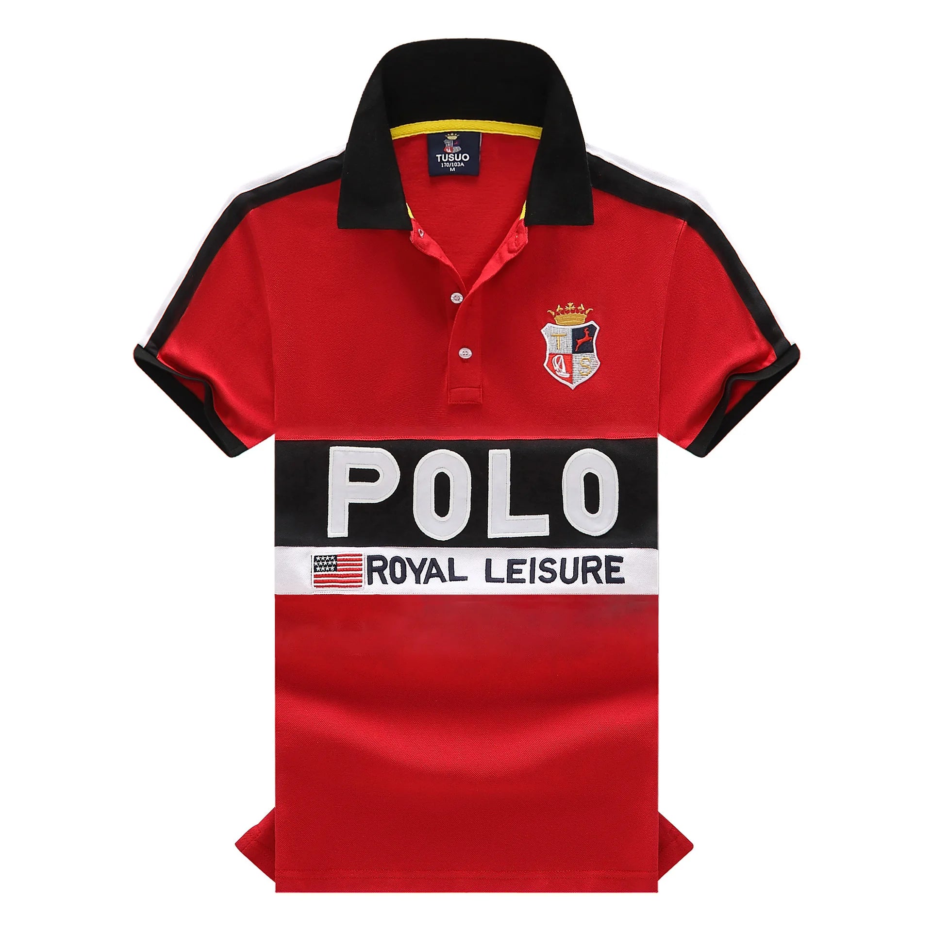 Plus Size 7XL 100% Cotton Summer Men's Polo Shirts Luxury Short Sleeve Contrast Color Letter Embroidery Simple Casual Male Tees
