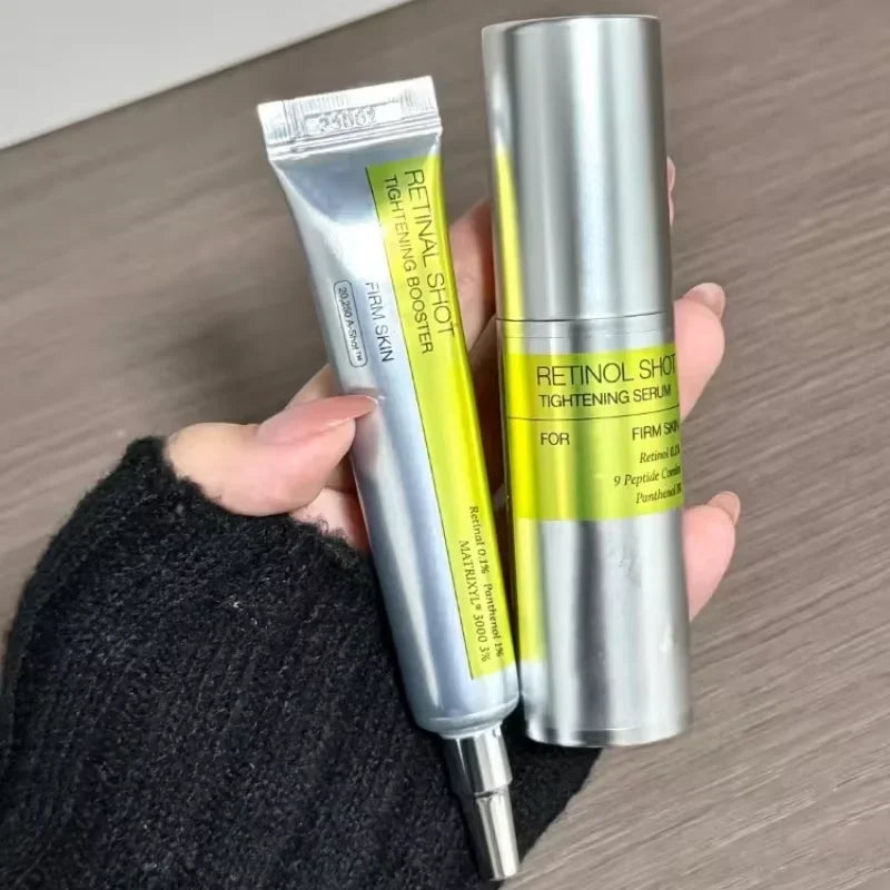 Retinol Firming Gentle Moisturizing Essence Set Vitamin C Moisturizing Eye Cream Improve Dark Skin Dark Eye Circles Fine Lines