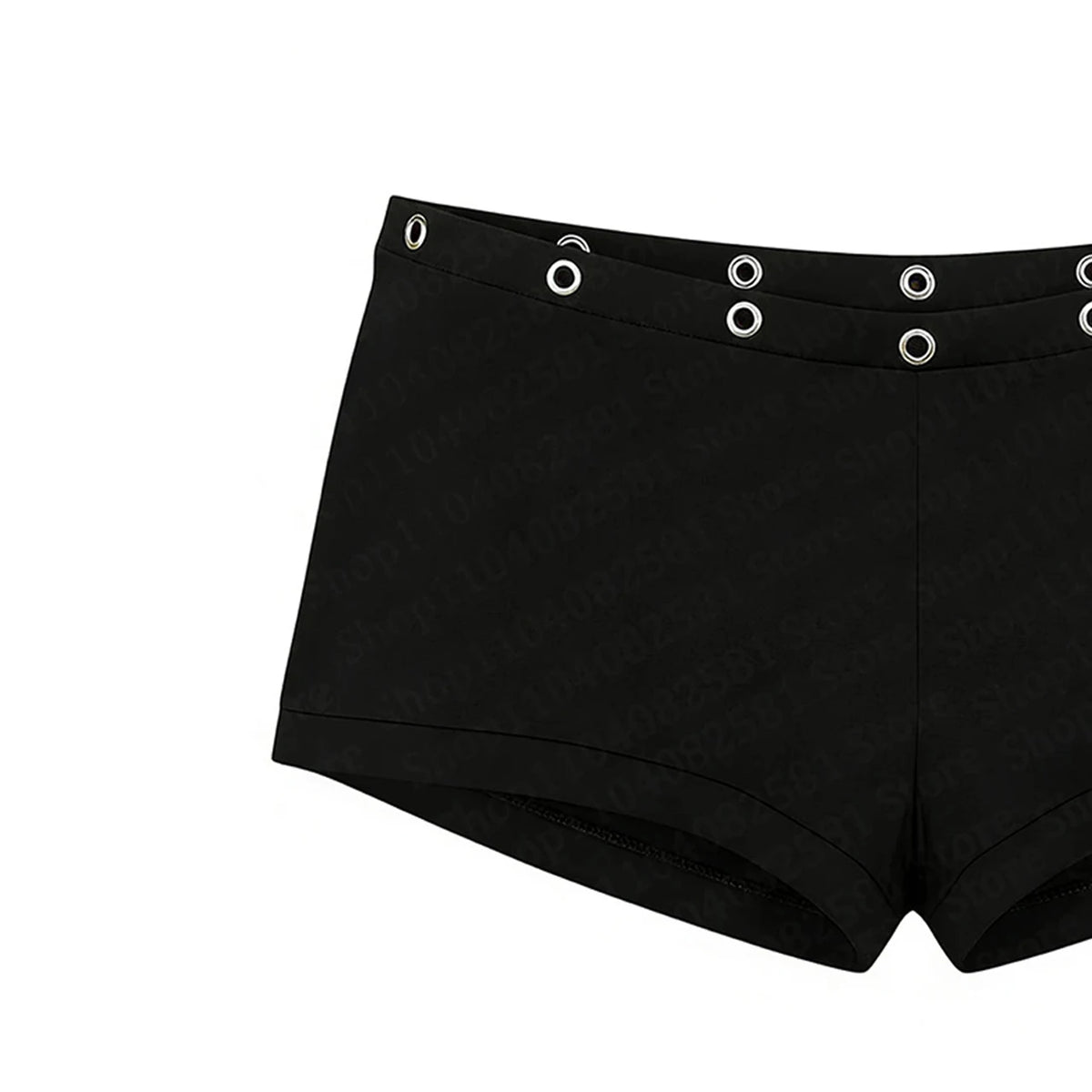 Gothic Style Garbage Rock American Fashion Y2K Shorts with Rivet Design Hip-Hop Chic Print Street Wear Punk Hot Pants Retro