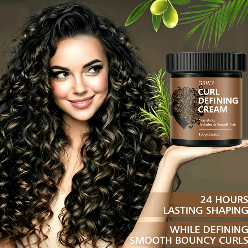 GSWP Curl Cream, Containing Castor Oil. Creates Perfect Curls With Added Bounce. Twists and Afro Styles. 100g/200g